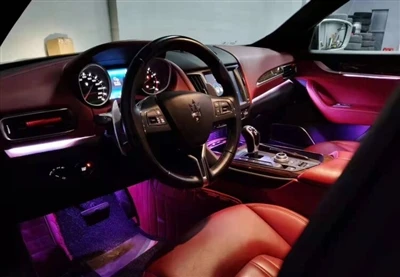 Maserati Levante Refits 64-اندرونی قدر کو بہتر بنانے کے لیے رنگین ایمبیئنس لا...
